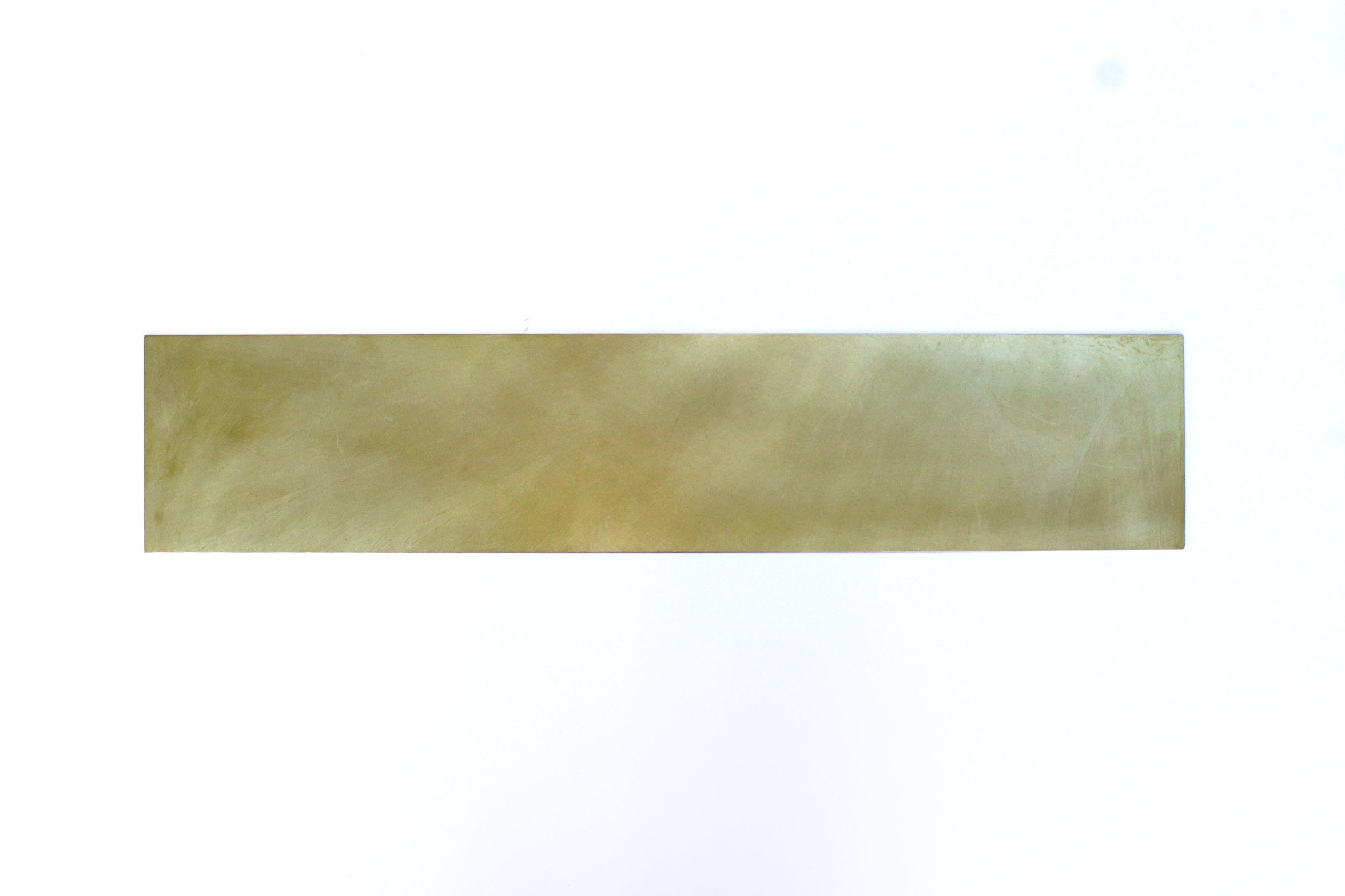 Custom Size Raw Brass Kick Plate, Push Plate, Fireplace or Kitchen