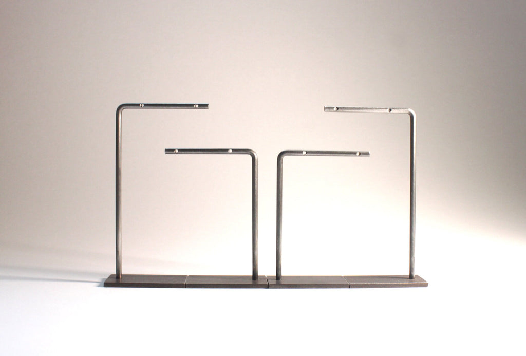 Set of Two Metal Earring Display Stands: Jewelry Organizer