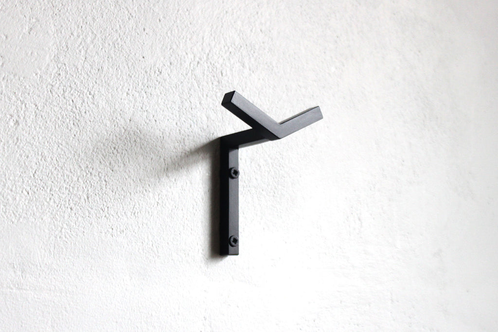 Bathroom hooks hanger - metal steel welded powder coated hook - Towel or accessories holder
