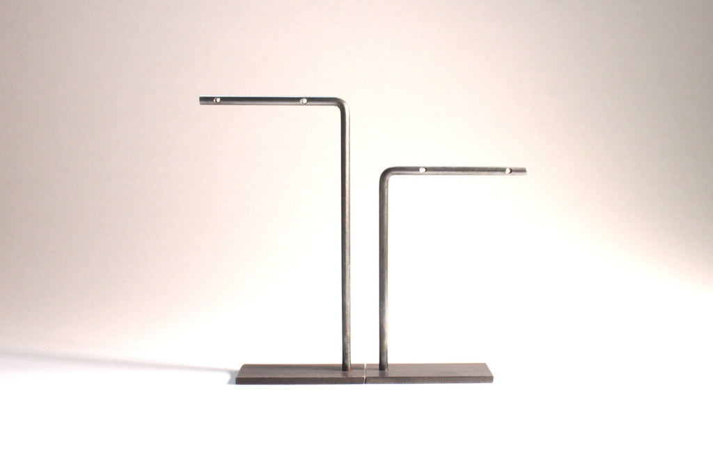 Set of Two Metal Earring Display Stands: Jewelry Organizer