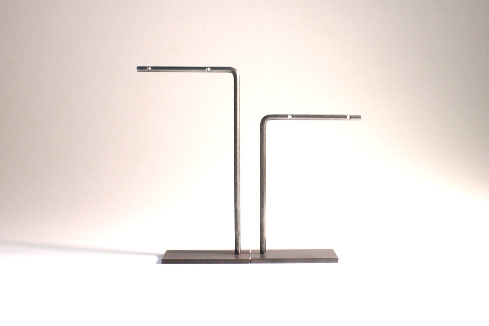 Set of Two Metal Earring Display Stands: Jewelry Organizer