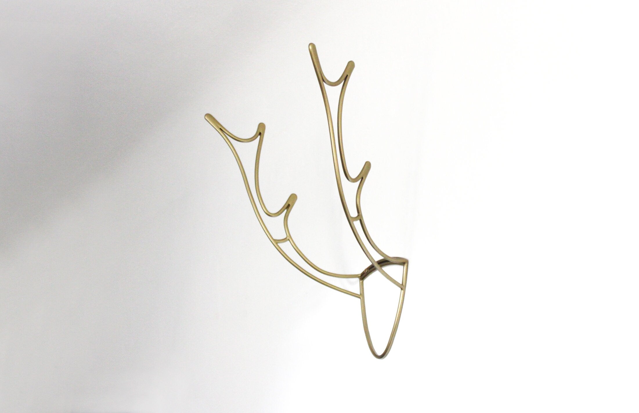 Deer Antler Bike Rack: Handmade Steel Bike Hanger