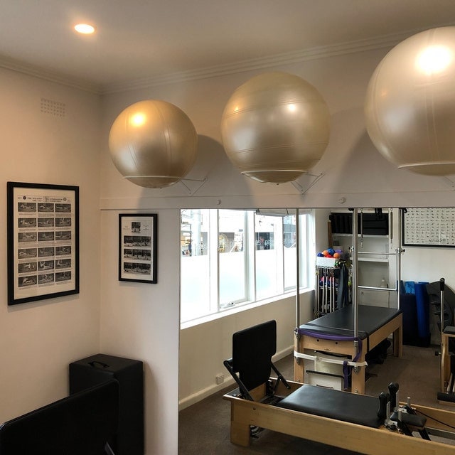 Wall Mount Yoga Ball Holder: Powder Coated Steel Exercise Ball Rack