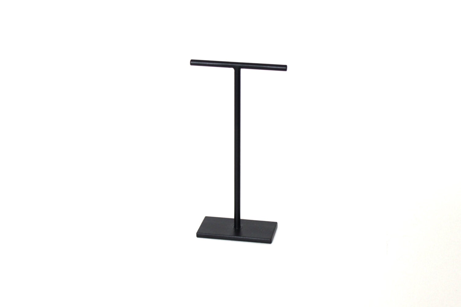 Long earring hanging display stand welded and black colored - jewellery accessories holder