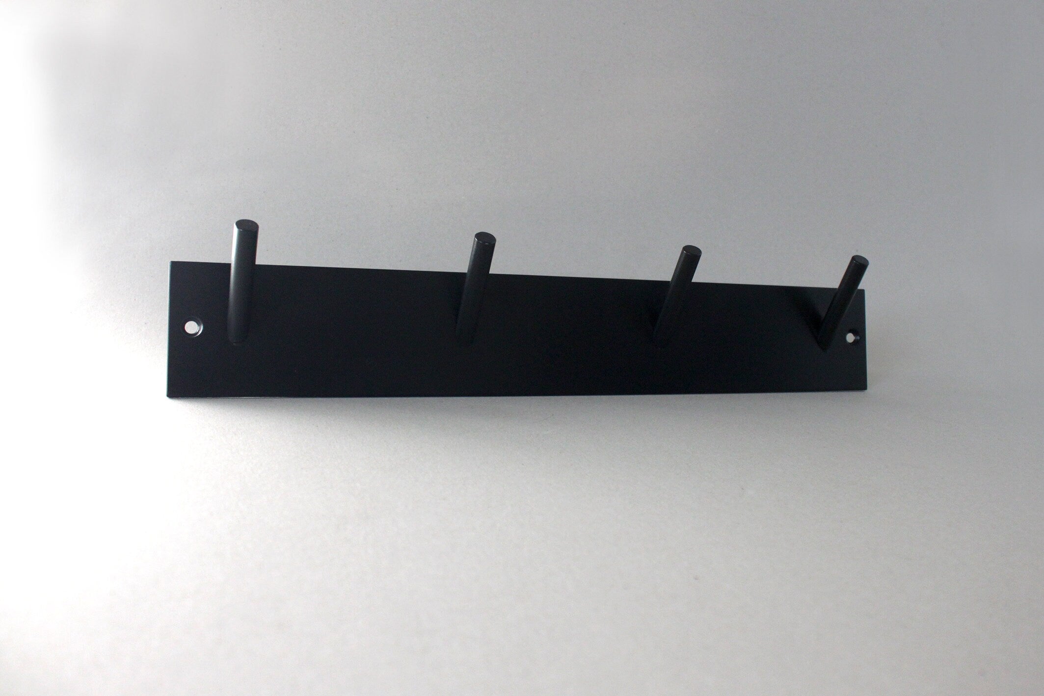 Iron Wall Mounted Coat Rack - 4 Hook Clothes Holder