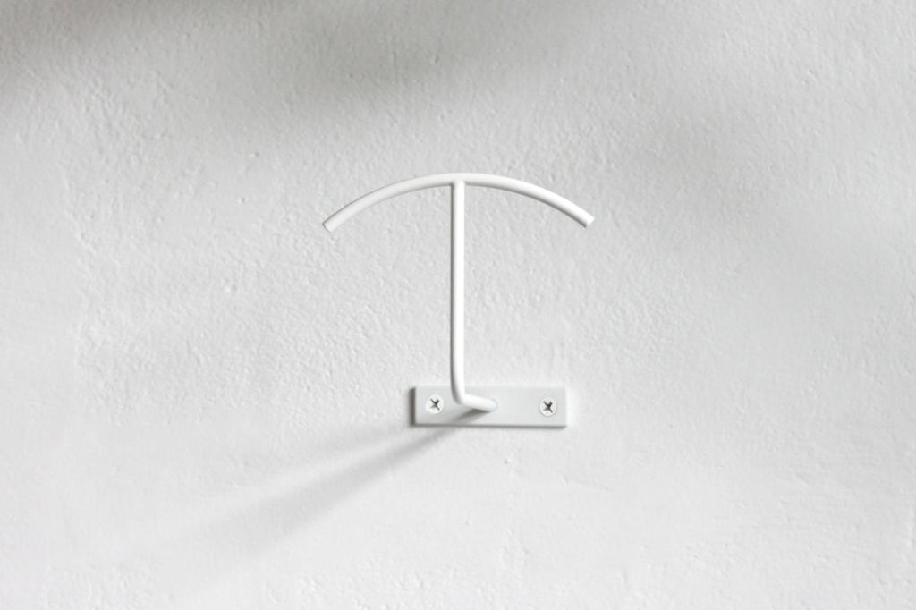 Wall Mount Hat Rack: Metal Helmet Holder