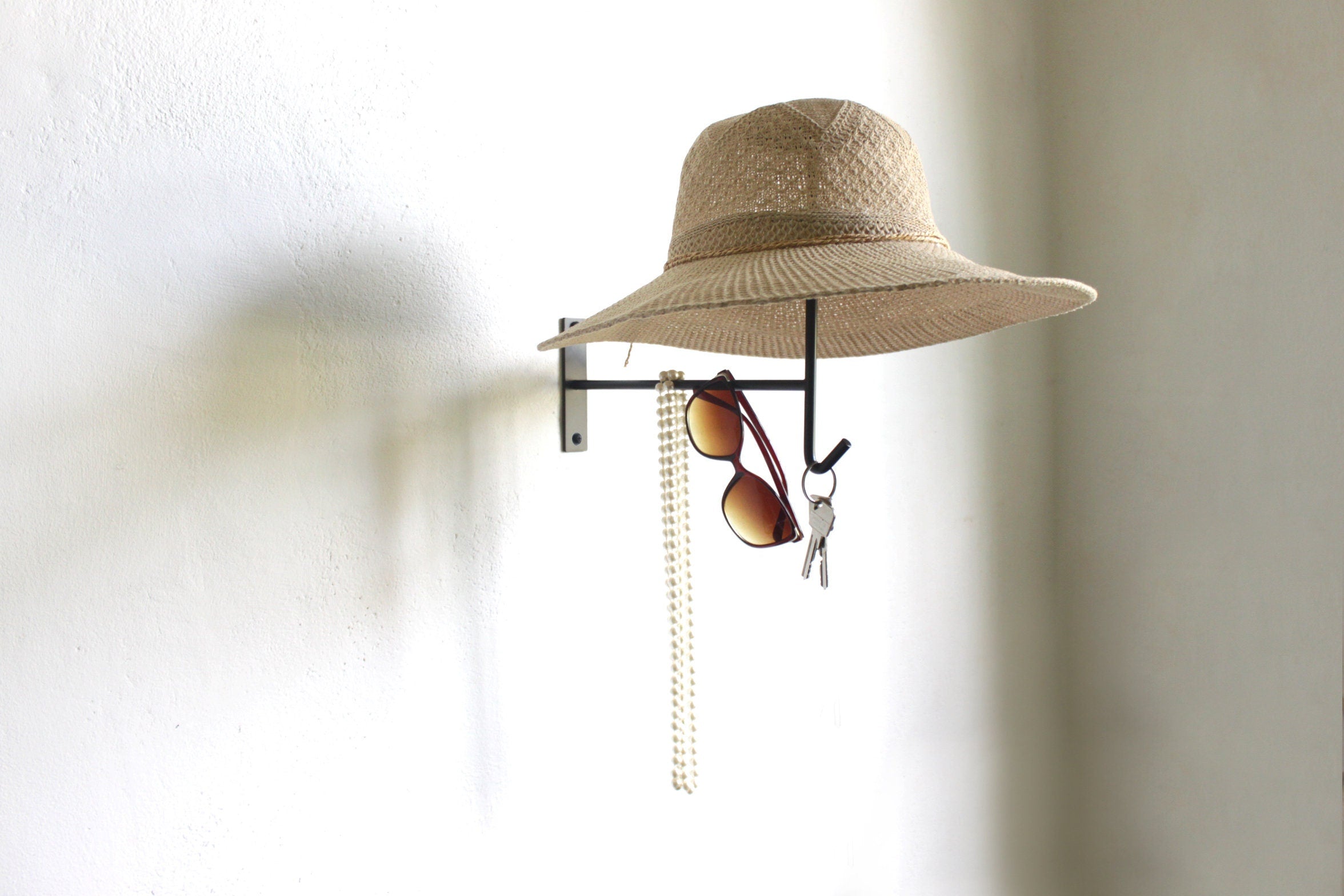Wall Mount Hook: Helmet, Hat, Coat & Accessory Organizer