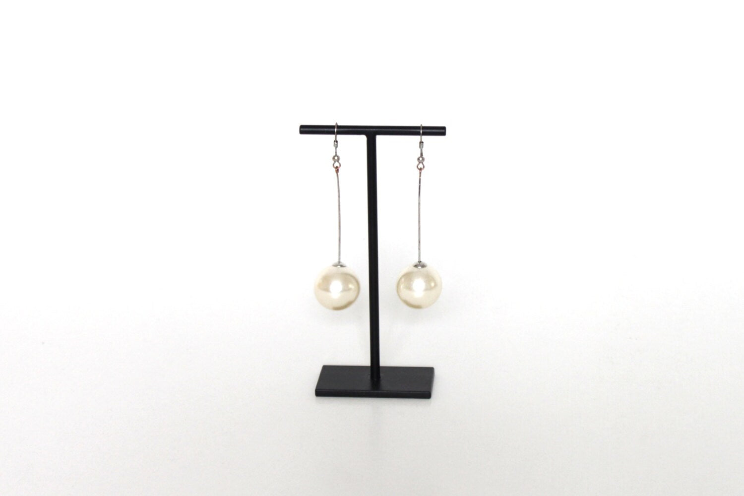 Set of Earring hanging displays - welded and black colored - jewellery accessories holder