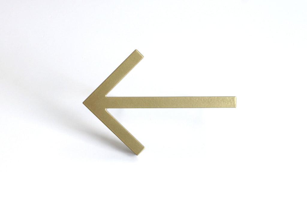 Metal Arrow Wall Decor: Modern Directional Sign