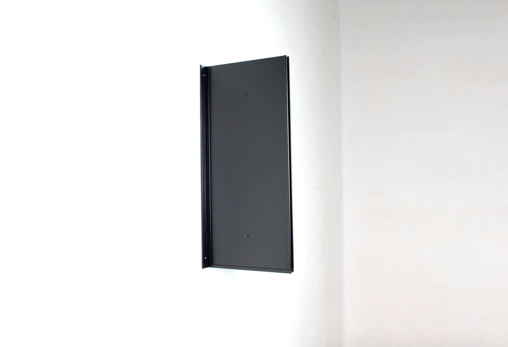 Minimalist Metal Wall Signage: Double Sided Paper Print Holder